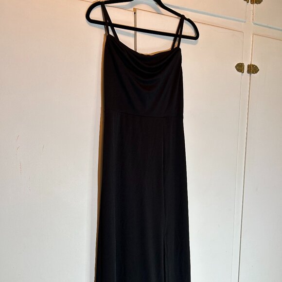 Birdy Grey A-line Cowl Neck Bridesmaid/ Prom Gown - Picture 2 of 12